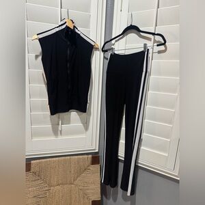 Norma Kamali excellent condition 
Black and White Women's tracksuit Set